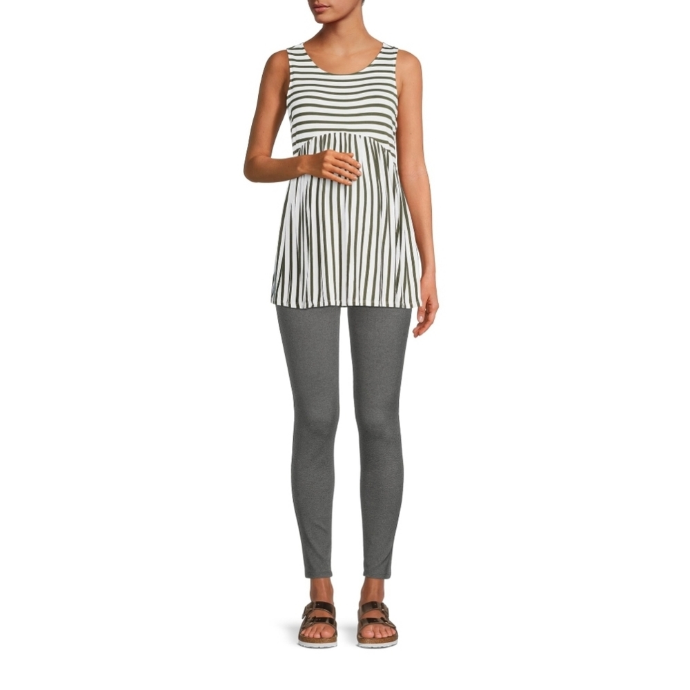 XL 16-18 Time and Tru Women's Maternity Leggings with Full Panel